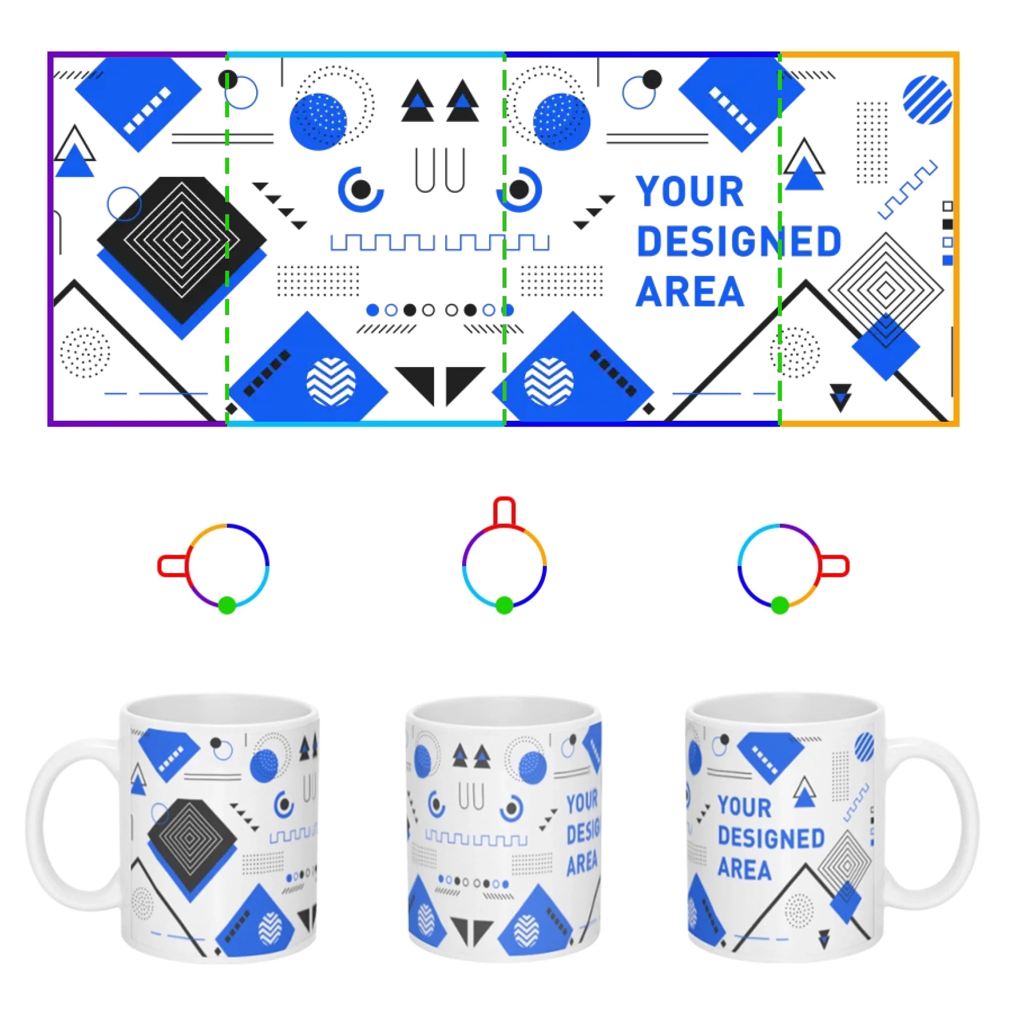 AI or Original: Custom 11oz Ceramic Mug - Full-Color, Dishwasher Safe