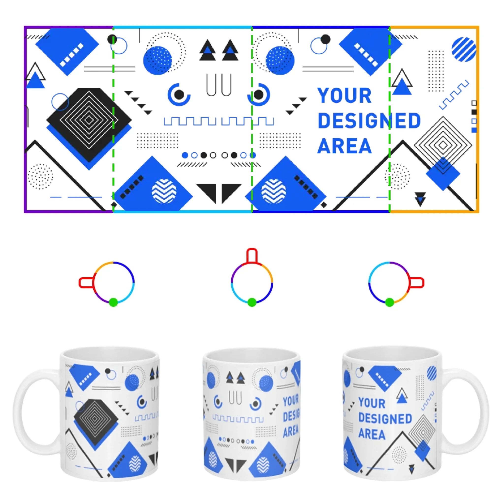 AI or Original: Custom 11oz Ceramic Mug - Full-Color, Dishwasher Safe