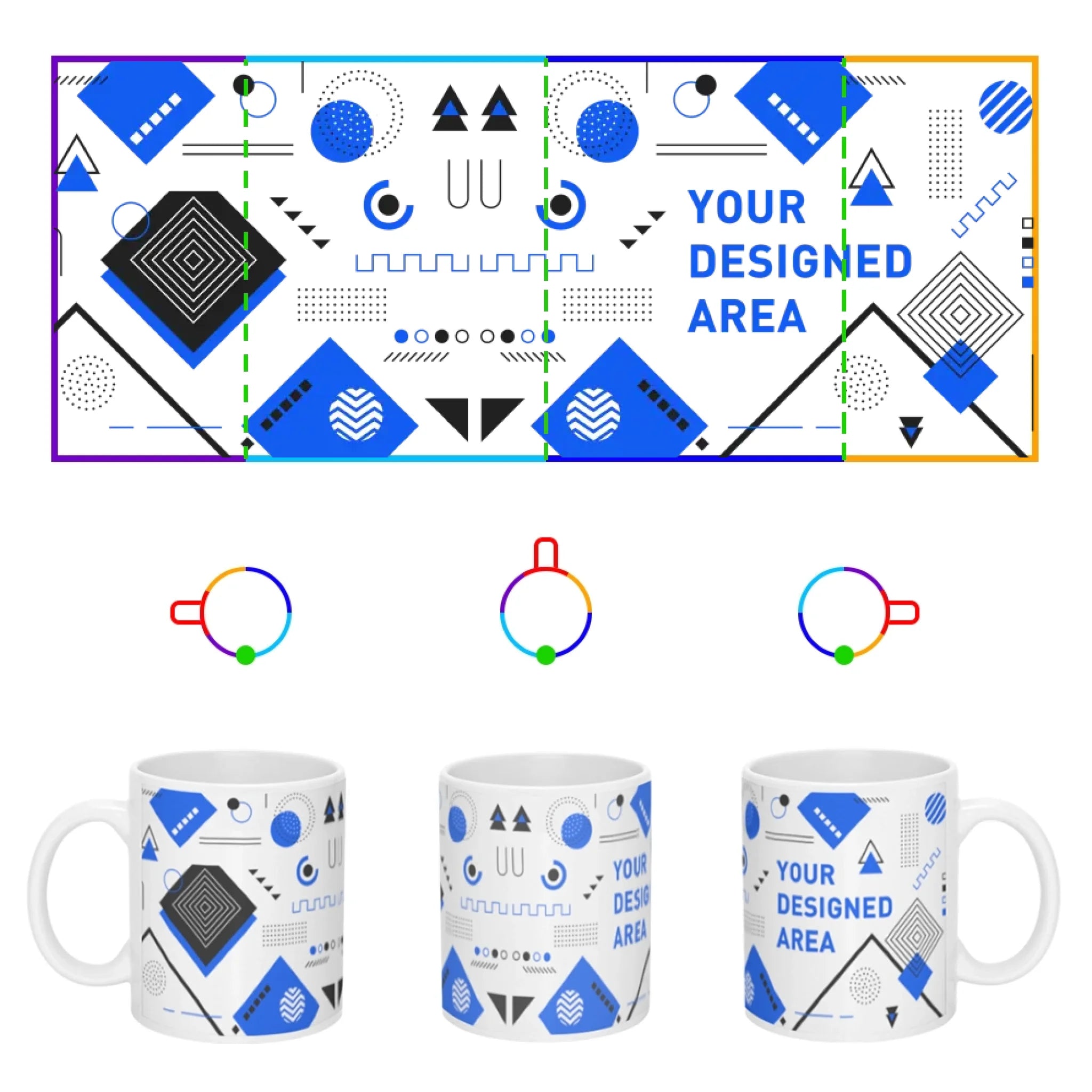 AI or Original: Custom 11oz Ceramic Mug - Full-Color, Dishwasher Safe