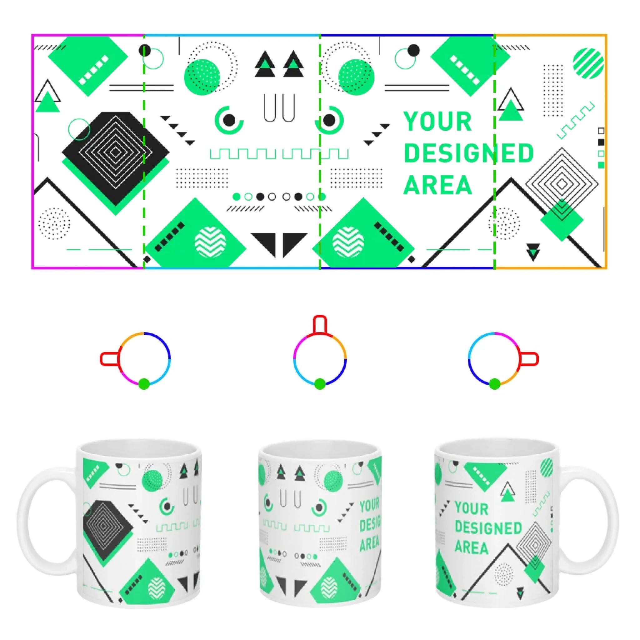 Personalized Photo Mug - Your Memory, Printed in HD on 11oz Ceramic