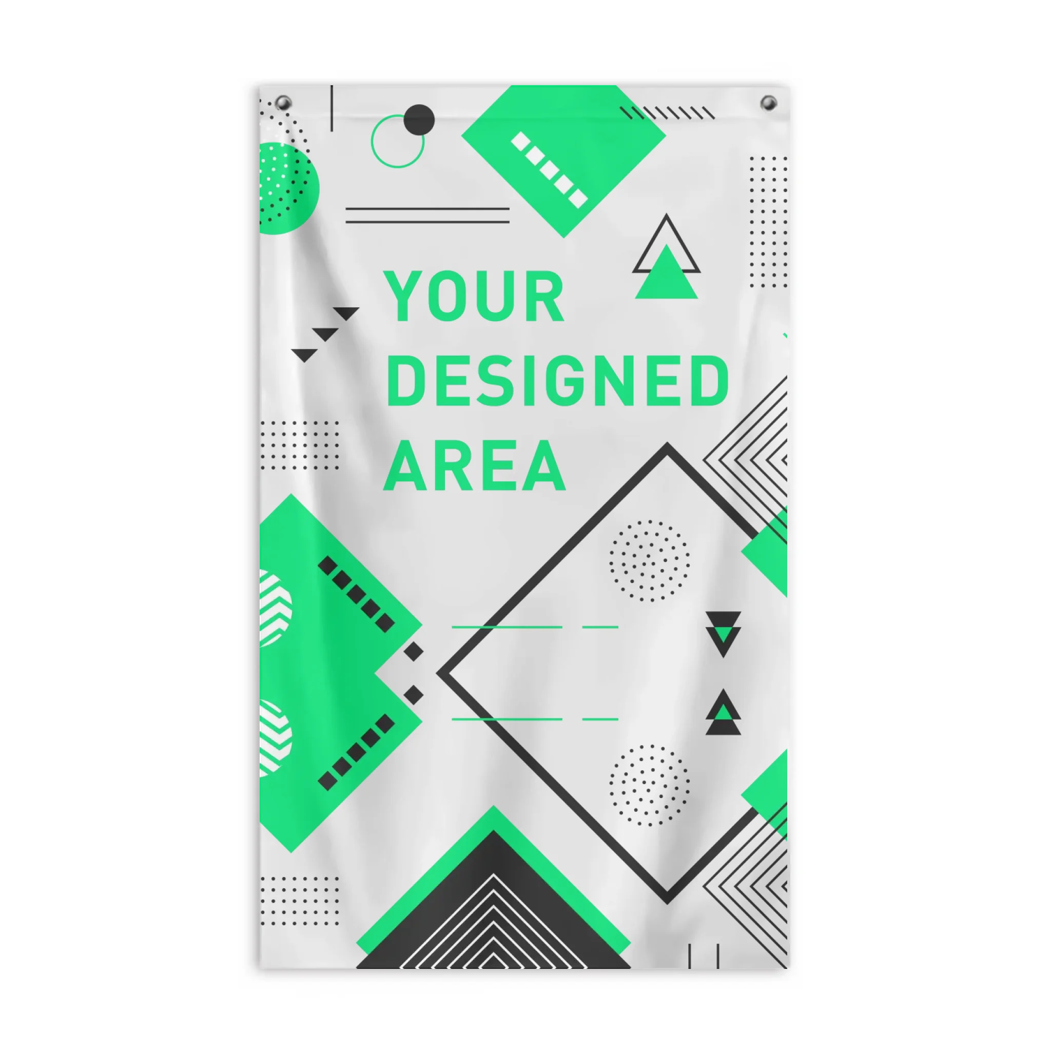 Custom 3x5 Foot Photo Flag - Your Design, Single-Sided, Vivid Outdoor Print