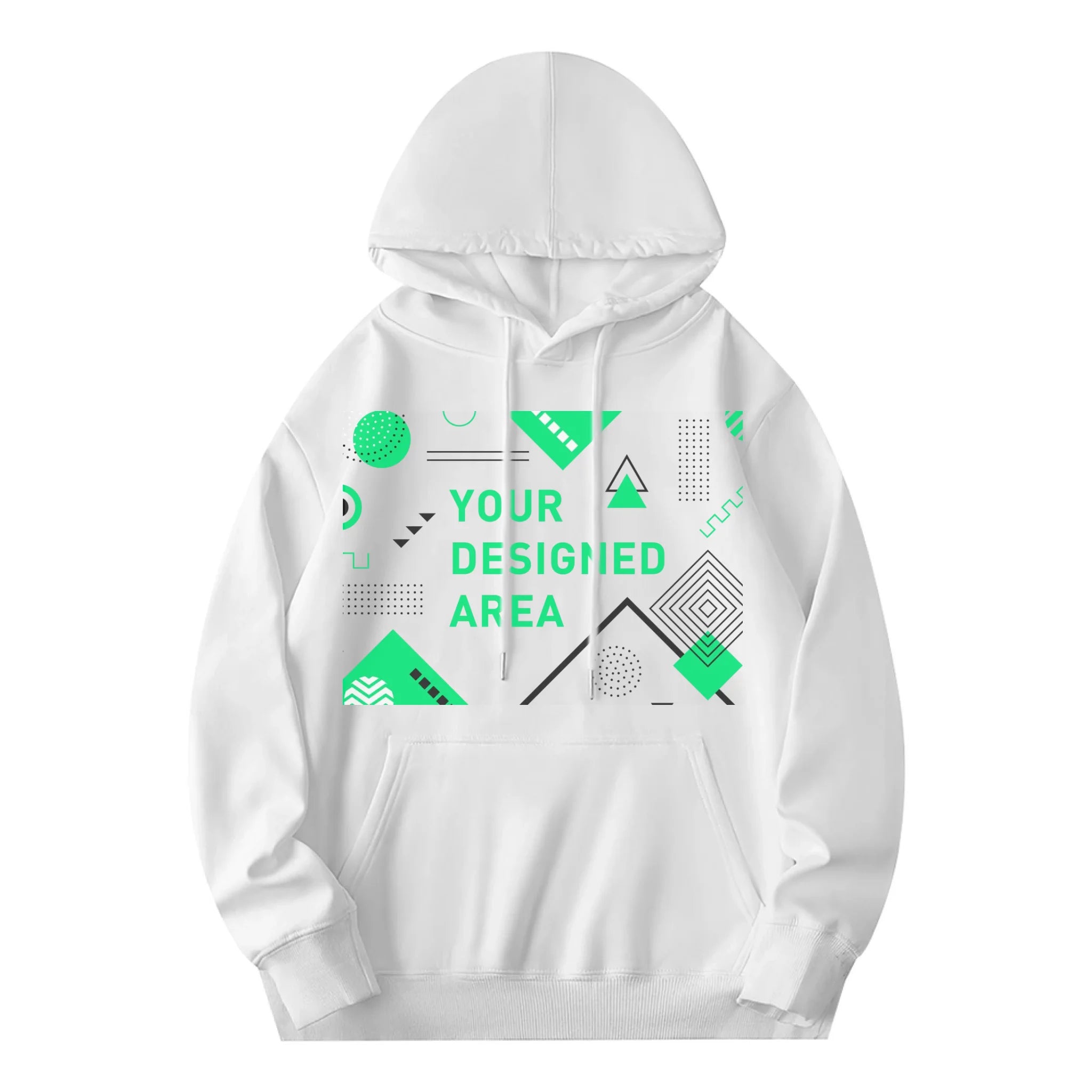 Custom Men‘s Hoodie 280gsm - Your Photo, Permanently Printed on Premium Fleece